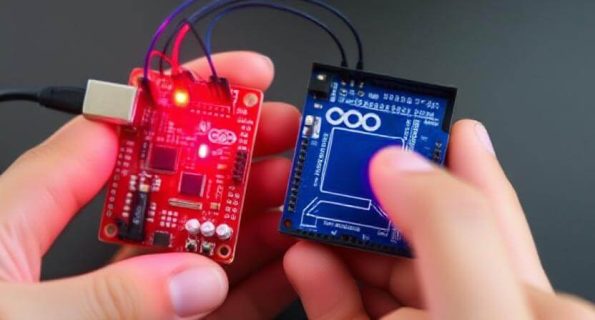Smart sorting system using Arduino color sensor