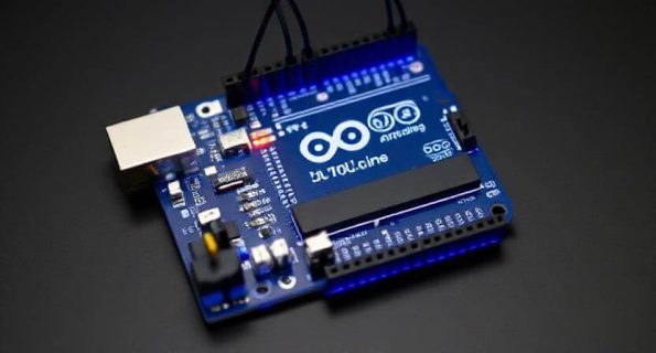 Various electronic sensors connected to Arduino