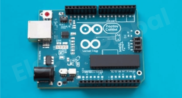 Arduino Uno motor shield connected
